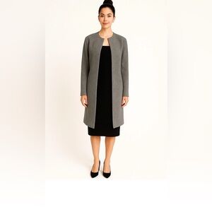 I.N.C. Classic Wool Coat Women’s Black Tweed Jacket Outerwear Plus Size 22W  EUC